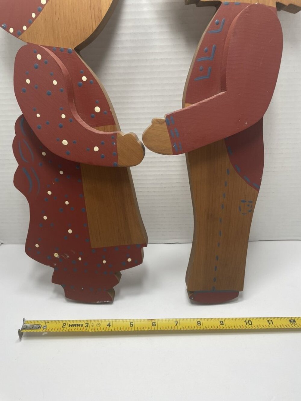 Vintage American Folk Art/Primative Silhouettes Pioneers - Picture 12 of 13